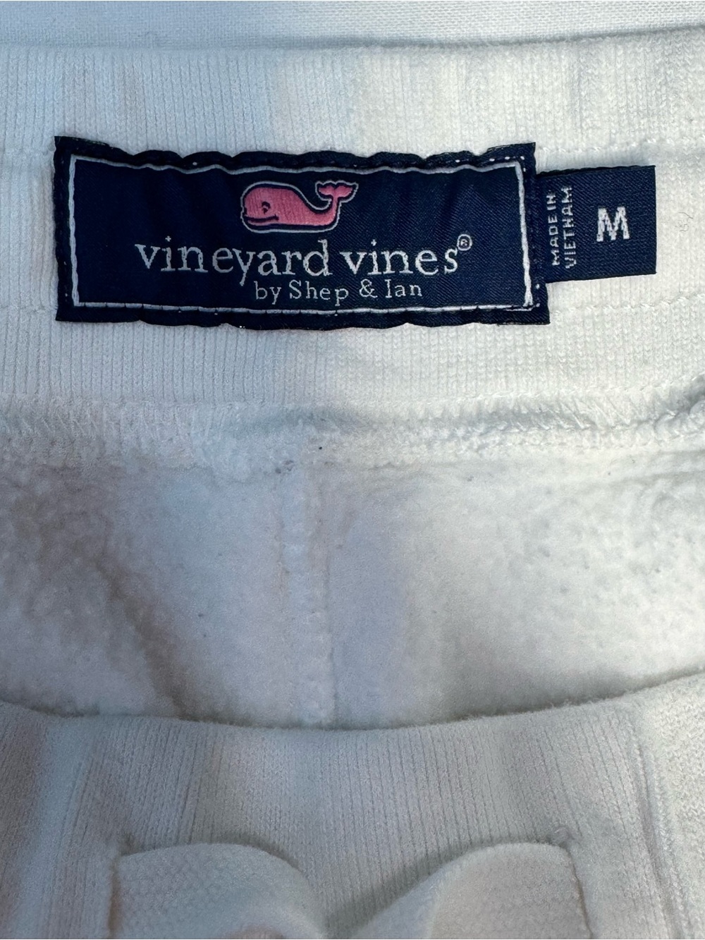 Vineyard Vines White French
Terry Drawstring Sweatpants - Picture 8 of 8